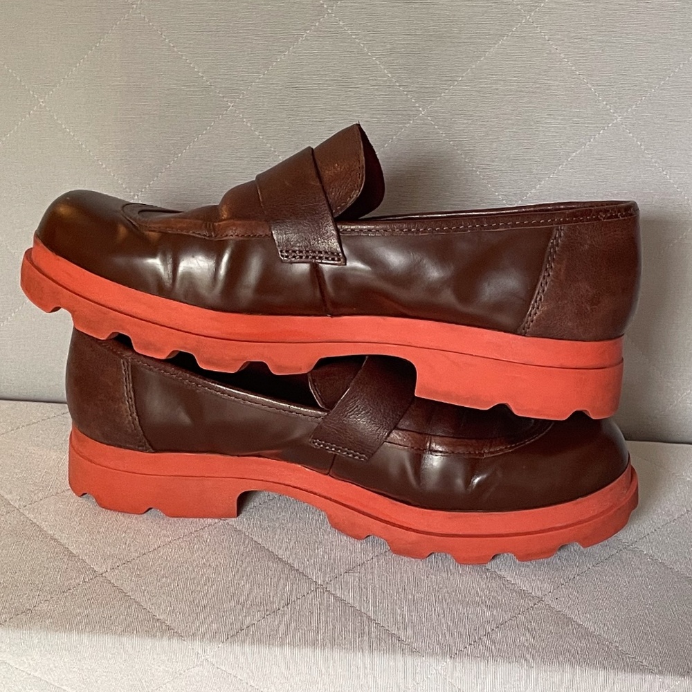 Camper Neuman/Mil Brown Loafer - Women's Size 40 - Pre-Owned - Picture 11 of 16